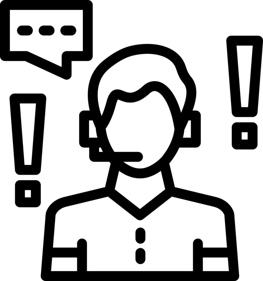 complaint icon design free vector