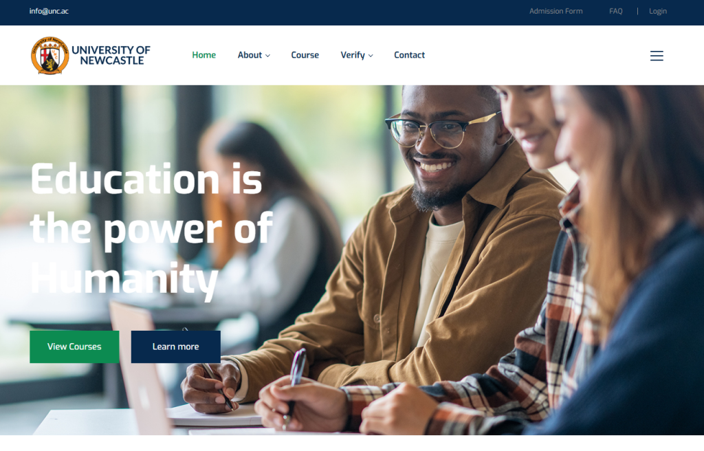 美国纽卡斯尔大学University of New Castle (USA)为虚假机构，官网仅作幌子