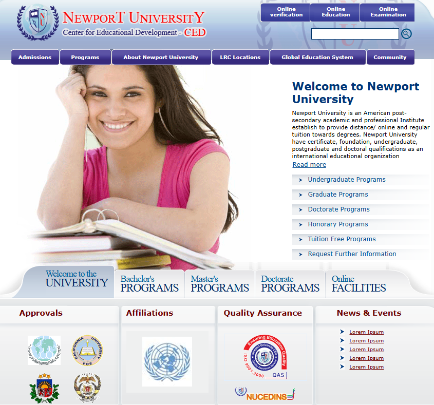 曝光美国假大学：Newport University学历骗局调查报告