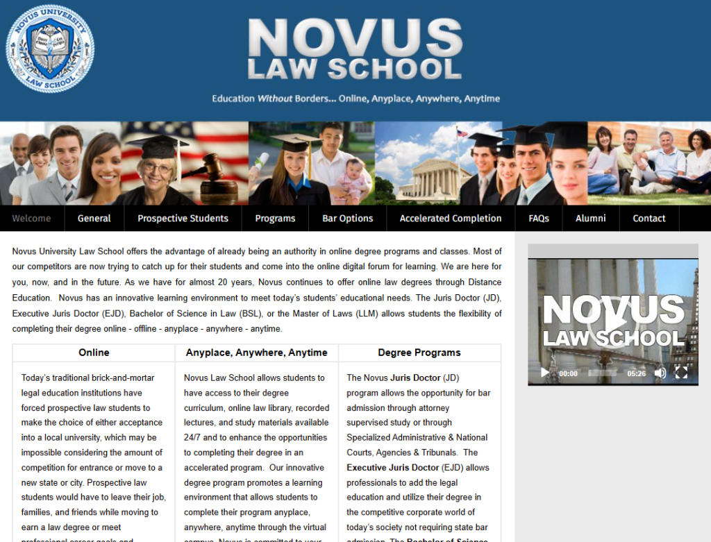 美国假大学Novus Law University:认清虚假大学的包装话术 2 image 386