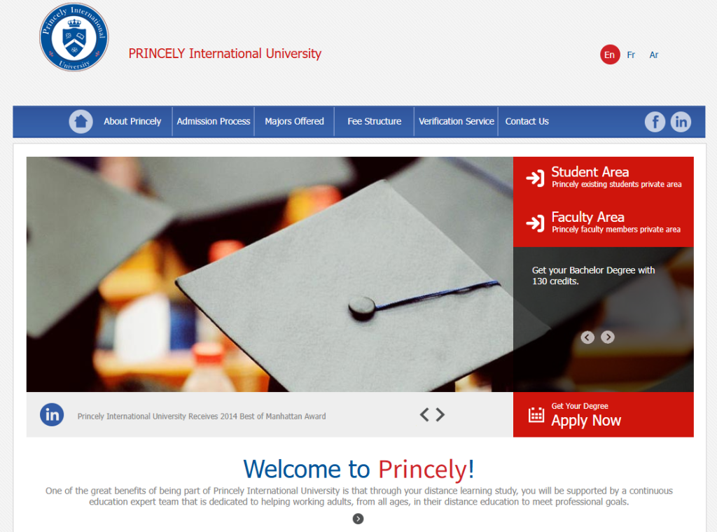 Princely International University