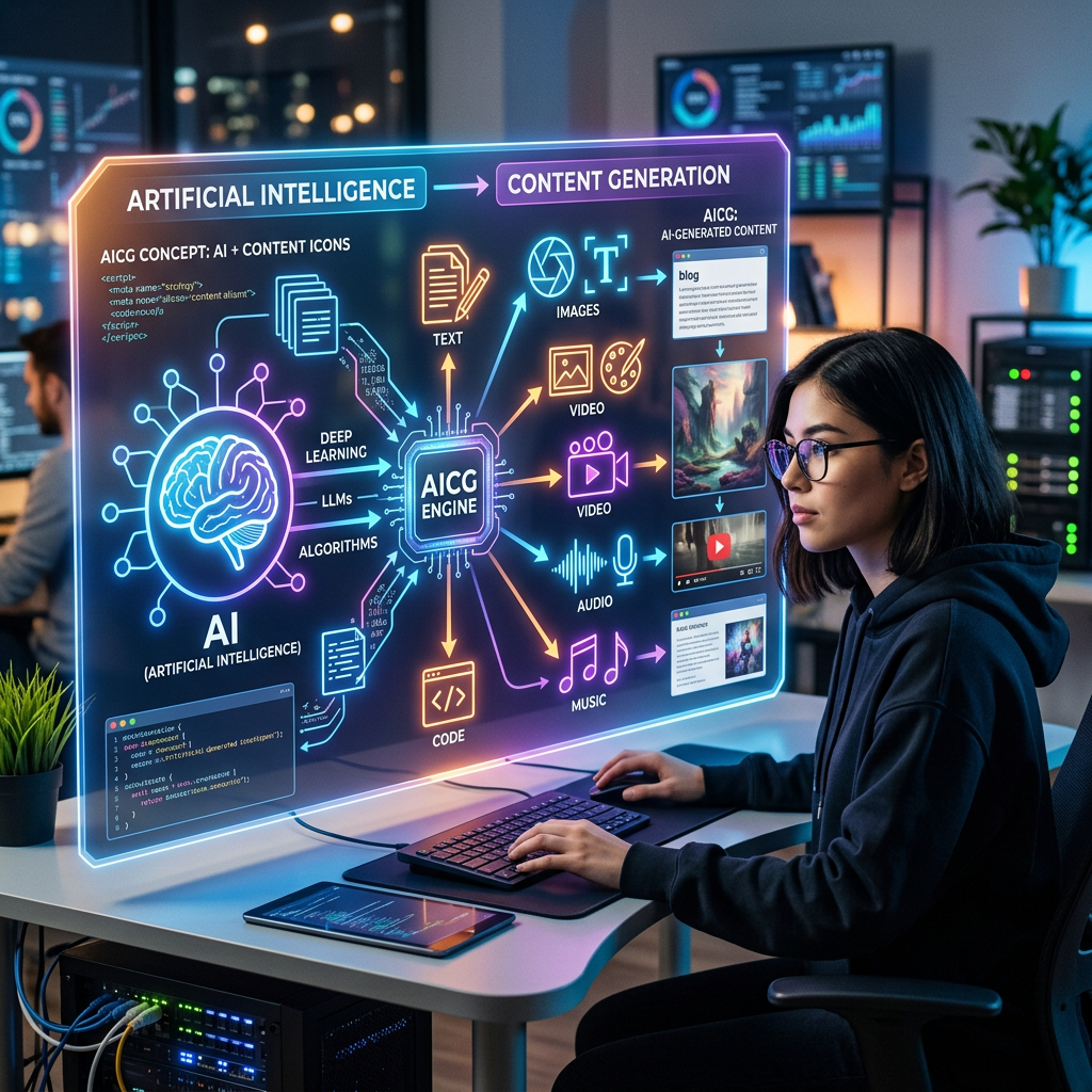 AIGC新手指南：从入门到精通、探索生成式人工智能的深度发展与未来