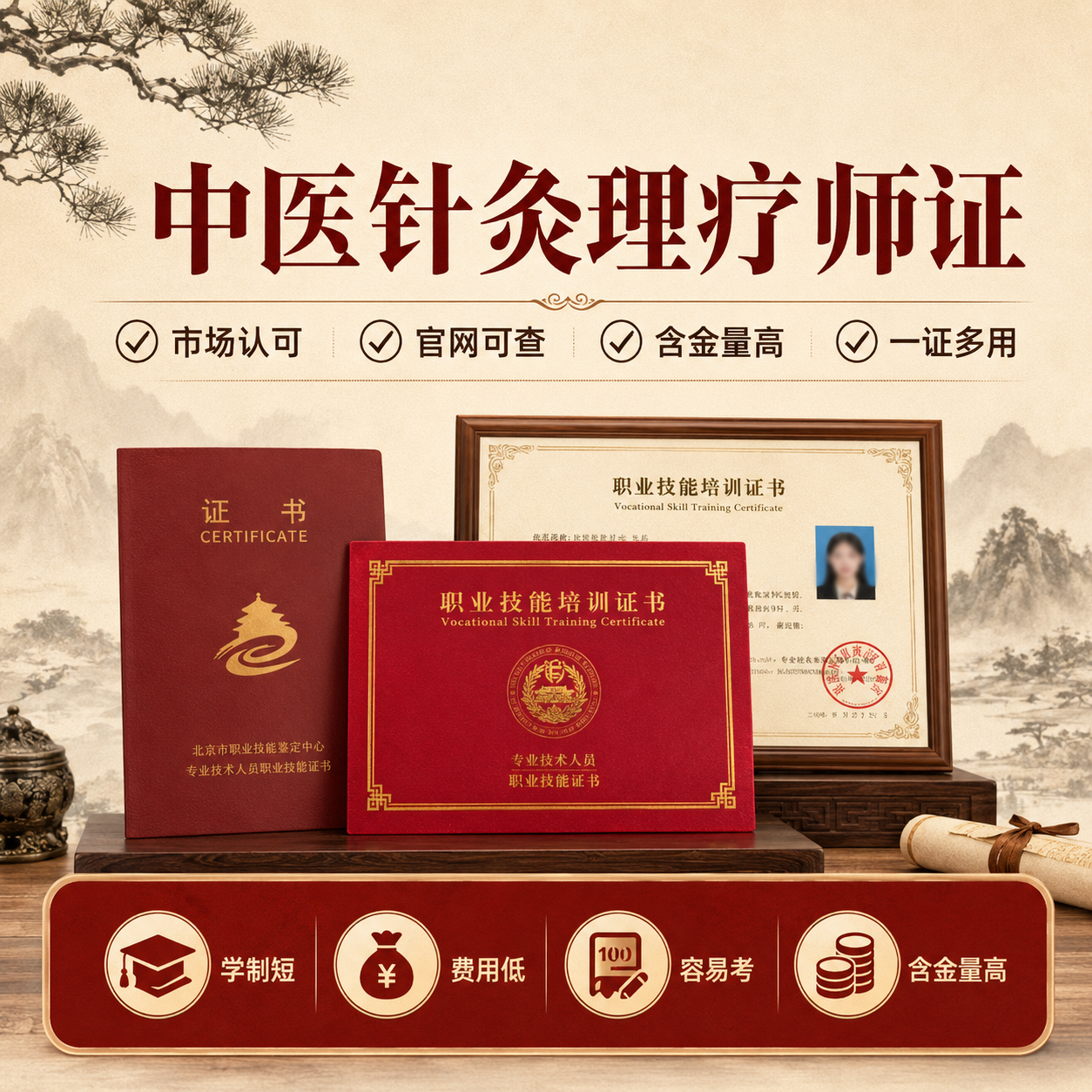 中医针灸可以获得什么证书?中医针灸师职业资格证书、中医康养方向证书 8 中医针灸可以获得什么证书?中医针灸师职业资格证书、中医康养方向证书