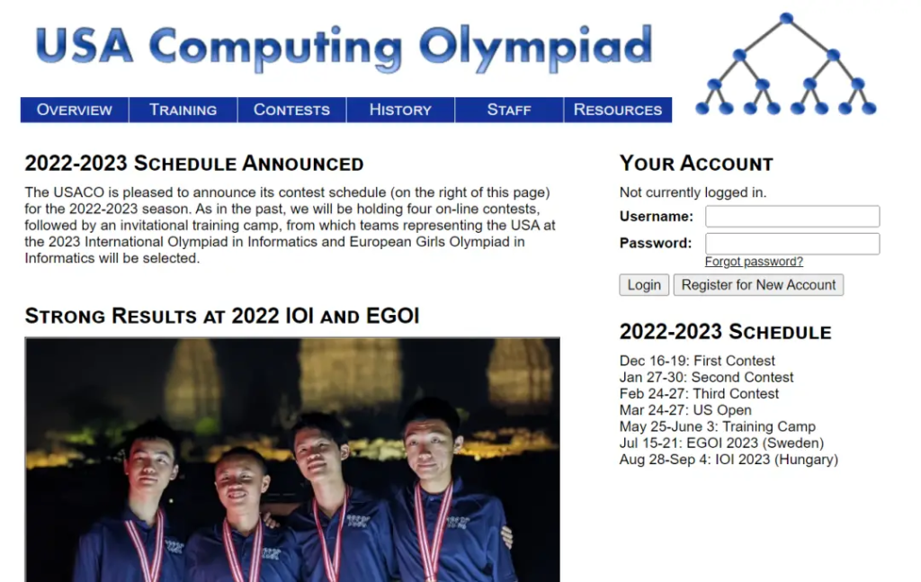 USACO考试怎么准备？USA Computing Olympiad、美国信息学奥林匹克竞赛 / USACO 线上竞赛保奖计划