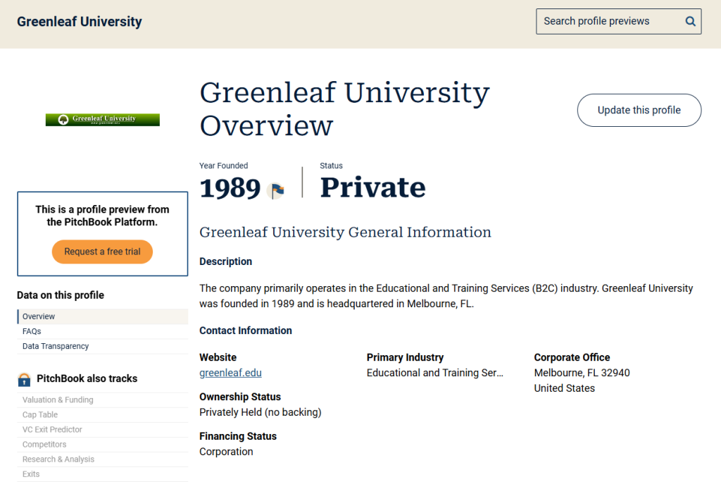 避雷美国绿叶大学Greenleaf University:被列入未获CHEA认证名单的高风险学校,注册和免税不等于正规大学认证 2 image 342
